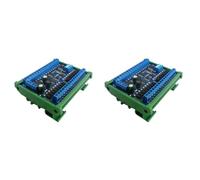 Lbvzxkad 2X DC 12 V 24 V 16 EntréEs 16 Sorties RS485 Commutateur à Distance PLC IO Carte D'Extension Modbus RTU Module de Commodité Multifonctionnel