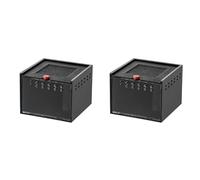 Lbvzxkad 2X Enclos pour Araignées, Petite Boîte D'Élevage D'Insectes, Empêche la Fuite des Reptiles, Terrarium, Cage d'alimentation pour Insectes B