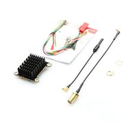 Lbvzxkad 5.8G 1.6W VTX 48CH FPV Video Transmitter 200mW/500mW/800mW/1600mW Réglable 7-26V pour Drone de Course FPV Longue Portée