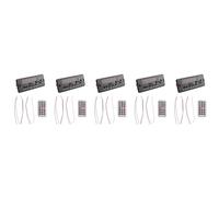 Lbvzxkad 5 Ensemble 2X25W 50W Amplificateur Lecteur MP3 Décodeur Carte 5V-12V Bluetooth 5.0 Voiture FM Radio Module Support TF USB Lecteur AUX Décodeur