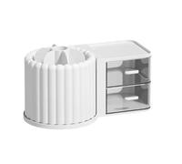 Lbvzxkad Boîte de Rangement pour Cosmétiques à Tiroir, Grande Capacité, Organisateur de Maquillage, Soins de la Peau, Bureau, Rouge à Lèvres, Pinceaux, Outil de Rangement, Blanc