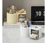 Lbvzxkad Boîte de Rangement pour Cosmétiques à Tiroir, Grande Capacité, Organisateur de Maquillage, Soins de la Peau, Bureau, Rouge à Lèvres, Pinceaux, Outil de Rangement, Jaune