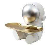 Lbvzxkad Plateau à Clés D'Astronaute Porte-Clés D'Astronaute Ensemble Plateaux à Collation pour Décoration Bureau et Chambre à Coucher Statue en Résine sur Le Thème l'espace Sculpture