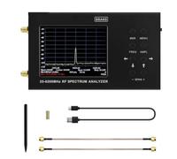 Lbvzxkad SSA6G 35MHz-6200MHz Analyseur de spectre Multimètre Explorateur de spectre avec écran tactile Analyseur panoramique portable
