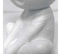 Lbvzxkad Vase Momie Pot de Fleur de Jardinage Support de Plante Support de Plante à Air Pot de Plante D'Intérieur Ornements de Vase de Caractère Abstrait,B