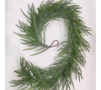 Lbvzxkad Vignes Artificielles de Pin et de Cyprès Décorations de Vacances de Noël de Mariage Aiguilles de Pin Simulées Simulées 1,5 Mètres