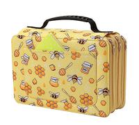 Lbxgap 102 emplacements pour marqueurs de grande capacité avec étui pratique et support multicouche portable pour marqueur Prismacolor, marqueur Touch Spectrum Noir Paint Sharpie