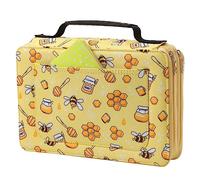 Lbxgap Étui à 68 emplacements pour marqueurs de grande capacité avec étui pratique et support multicouche portable pour marqueur Prismacolor, marqueur Touch Spectrum Noir Paint Sharpie