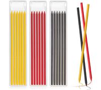 lbxtswpl Lot de 36 mines de rechange pour crayon de charpentier - 2,8 mm - Marqueurs solides à trous profonds - Pour le travail du bois, le tracage, l'architecte, le dessin