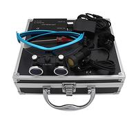 LBYDXD 2.5X / 3.5X Loupe binoculaire Portable en Verre Optique, Binoculaires Chirurgicales Médicales, Loupe Portable, avec Phare LED + boîte en métal