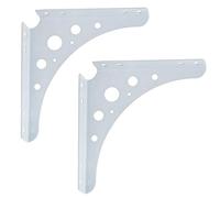 LBYDXD Équerres de Support d'étagère de Tablette Triangulaire, Support d'angle en Forme de L en métal Robuste, Cadre de Support d'étagère Mural, 2pcs