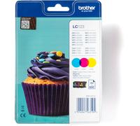 Lc-123 Pack 3 Cartouches C/M/Y Blister