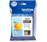 LC-3211BK 200 Pages Black Ink Cartridge (, LC-3211, Black, DCP-J772DW DCP-J774DW MFC-J890DW MFC-J895DW, Standard Yield, 200 Pages)