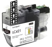 Lc 421 Cartouches D'Encre Compatible Avec Brother Lc-421 Lc-421Val Lc421Xl Noir, Pour Brother Mfc-J1010Dw, Dcp-J1050Dw, Dcp-J1140Dw, Dcp-J1800Dw[ENC945507]