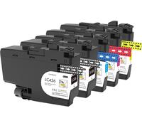 Lc-426 Lot De 5 Cartouches D'Encre Compatibles Avec Brother Lc-426 Lc426 Xl (2 X Noir, 1 X Cyan, 1 X Magenta, 1 X Jaune) Pour Mfc-J4335Dw Mfc-J4340Dw Mfc-J4535Dw Mfc-J4540Dw[ENC945123]