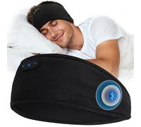 LC-dolida Bandeau Bluetooth Écouteurs Casque de Sommeil,Cadeaux pour Homme Femme,Les Mains Libres, Casque Dormir Doux avec Ultra-Fins HD Stéréo pour l'entraînement,Voyage,méditation,Yoga et détente