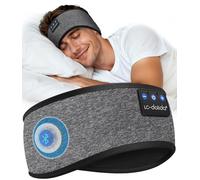LC-dolida Bandeau Bluetooth Écouteurs Casque de Sommeil,Cadeaux pour Homme Femme,Les Mains Libres, Casque Dormir Doux avec Ultra-Fins HD Stéréo pour l'entraînement,Voyage,méditation,Yoga et détente