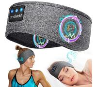 LC-dolida Bandeau Écouteurs Bluetooth pour Dormir, Casque Sommeil Ultra-Fin HD Stéréo pour Hommes Femmes, Sport, Dormeurs Latéraux, Voyage