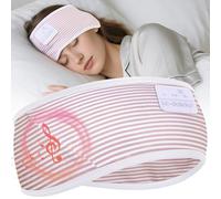 LC-dolida Bandeau Écouteurs de Sommeil Bluetooth V5.4, Casque Audio Bandeau sans Fil, Bandeau Audio Sommeil de 15 Heures de Lecture, Bandeau de Sommeil Léger avec Stéréo HiFi