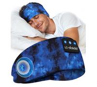 LC-dolida Bandeau Écouteurs de Sommeil Bluetooth V5.4, Casque Audio Bandeau sans Fil, Bandeau Audio Sommeil de 15 Heures de Lecture, Bandeau de Sommeil Léger avec Stéréo HiFi