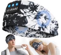 LC-dolida Bandeau Ecouteurs pour Dormir Bandeau Bluetooth,Original Bandeau Bluetooth Sommeil pour Hommes Femmes,Casque Sommeil avec Ultra-Fins HD Stéréo pour Sport,Voyage