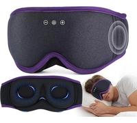 LC-dolida Masque de Sommeil Écouteurs Bluetooth,Anti-lumière pour Dormir