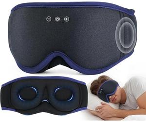 LC-dolida Masque de Sommeil Écouteurs Bluetooth,Anti-lumière pour Dormir