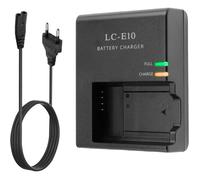 LC-E10C LC-E10 LP-E10 Chargeurs de Batteries,Charge Rapide Compatible avec Canon EOS 1100D/1200D/1500D/3000D/X50/Rebel T3