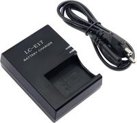 LC-E17 Chargeur rapide compatible avec LP-E17 pour Canon EOS Rebel T7i T6i T6s SL2 SL3 77D 200D 800D 850D 8000D 760D 750D M3 M6 M6 Mark II M5 Kiss X8i appareils photo reflex numériques et plus encore