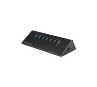 LC-HUB-ALU-2B-7 - Concentrateur (hub) - 6 x SuperSpeed USB 3.0 + 1 x USB 3.0 SuperSpeed (charge) - de bureau
