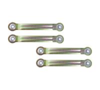 LC LICTOP Lot de 4 supports de support de planeur à bascule de 21,6 cm pour chaise pivotante à bascule, meubles d'extérieur, banc de jardin, espacement des trous de 19,1 cm, diamètre du trou de 0,6 cm