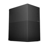 LC-POWER 6101 Mo | Boîtier de bureau Micro-ATX avec façade en maille | pour Micro-ATX et Mini-ITX, USB-C 3.2 Gen 1, bloc d'alimentation supérieur | Carte graphique jusqu'à 260 mm