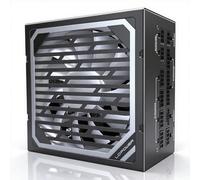 LC-POWER 750W Alimentation PC Modulaire, 80 Plus Gold Certifié, PSU ATX 3.1, Ventilateur 135mm Silencieux, Full Modulaire, Câbles Plats, Protections Complètes