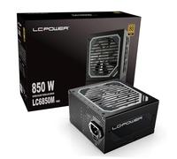 LC-POWER Alimentation pc 850w, Alimentation Entièrement Modulaire pour Ordinateur de Bureau - Conformité ATX 3.0 - Prise en Charge PCIe 5.0-80 Plus Gold(LC6850M-V3.0)
