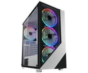 LC-POWER CAJA Gaming 803W-ON LUCIDD_X RGB Blanca Retail