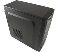 LC Power – Boîtier PC Classic 7037B – Tour midi ATX – Noir aluminium brossé, USB/Audio