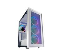 LC-Power Gaming 802W Boîtier PC Midi Tower Blanc - ATX/micro ATX/Mini-ITX, 3x2.5", 2x3.5", USB 3.2 Gen 1/Gen 2 Type-A/Type-C, RGB, Verre Trempé