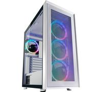 LC-Power Gaming 802W White_Wanderer_X - Tour moyenne - ATX - panneau latéral avec fenêtre (verre trempé)