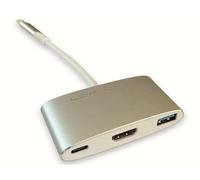 LC POWER Hub USB LC-HUB-C-MULTI-4, USB 3.0, Type-C, 100W PD, 4K HDMI