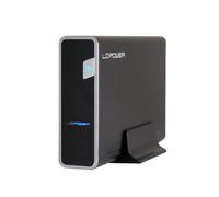 LC-Power LC-35U3 Boîtier Externe 3.5" SATA/SATA II/SATA III USB 3.2 Gen 1 (3.1 Gen 1) 6 Gbit/s Noir, Aluminium/Plastique, Adaptateur Externe