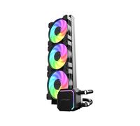 LC-Power LC-CC-360-B-ARGB : Refroidisseur liquide CPU All-in-One, radiateur 398x120x27mm, 3x120mm 500-2000RPM, 18-35dB, TDP 300W, sockets Intel/AMD