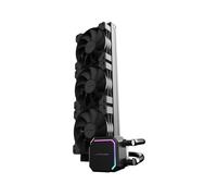 LC-Power LC-CC-360-B Refroidisseur liquide AIO 360mm pour CPU Intel/AMD (Sockets récents). Radiateur aluminium, 3x 120mm (500-2000 RPM, 18-35dBA). TDP 300W.