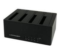 LC-Power LC-DOCK-U3-4B, Disque dur, SSD, SATA, 2.5,3.5, USB 3.0 Type-A, 5 Gbit-s, Noir