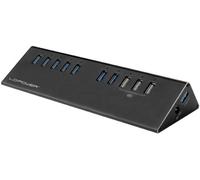 LC Power LC-HUB-2B-10 Hub USB 7 ports USB-A USB 3.0 5 GBit/s noir LC-HUB-ALU-2B-10