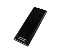 LC-Power LC-M2-C-NVME Boîtier Externe M.2 NVMe vers USB 3.2 Gen 2 Type-C, Aluminium Noir, Taux de Transfert 10 Gbit/s, 40x106x10.5mm