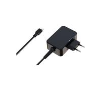 LC-Power LC-NB-GAN-45-C Chargeur Secteur 45W GaN pour Ordinateur Portable, 220-240V, 5V/9V/12V/15V/20V, Protections Surtension/Court-circuit, Câble 1.75m
