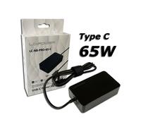 LC-Power LC-NB-PRO-65-C Adaptateur Secteur Universel 65W pour Ordinateur Portable - 110-240V, 5-20V/3.25A - Protections Surtension/Surcharge/Court-circuit