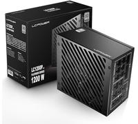 LC-POWER LC1200P2 V3.1 | Alimentation PC 1200 W, 80 Plus Platinum | Série Platinum Pro, Entièrement Modulaire, ATX 3.1 | 2X PCIe 5.1, 10 Ans de Garantie
