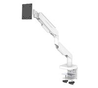 LC-POWER Support Écran PC Écran | Bras Réglable | Pivotant à 360° | Inclinaison +50° ~ -20° | Poids Max 20 kg | VESA 75x75 mm 100x100 mm | Hauteur Ajustable - LC-EQ-A49W