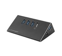 LC Power USB3.0 HUB LC Hub de 2B en Aluminium 4 4 Port Noir Retail